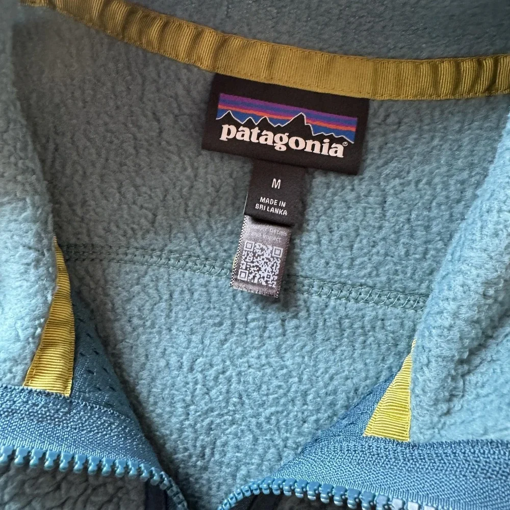 Patagonia Retro-X Vest Mens Medium Fleece Full Zip Outdoors Hiking Trail Active - Picture 6 of 8